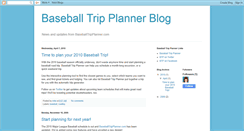 Desktop Screenshot of blog.baseballtripplanner.com